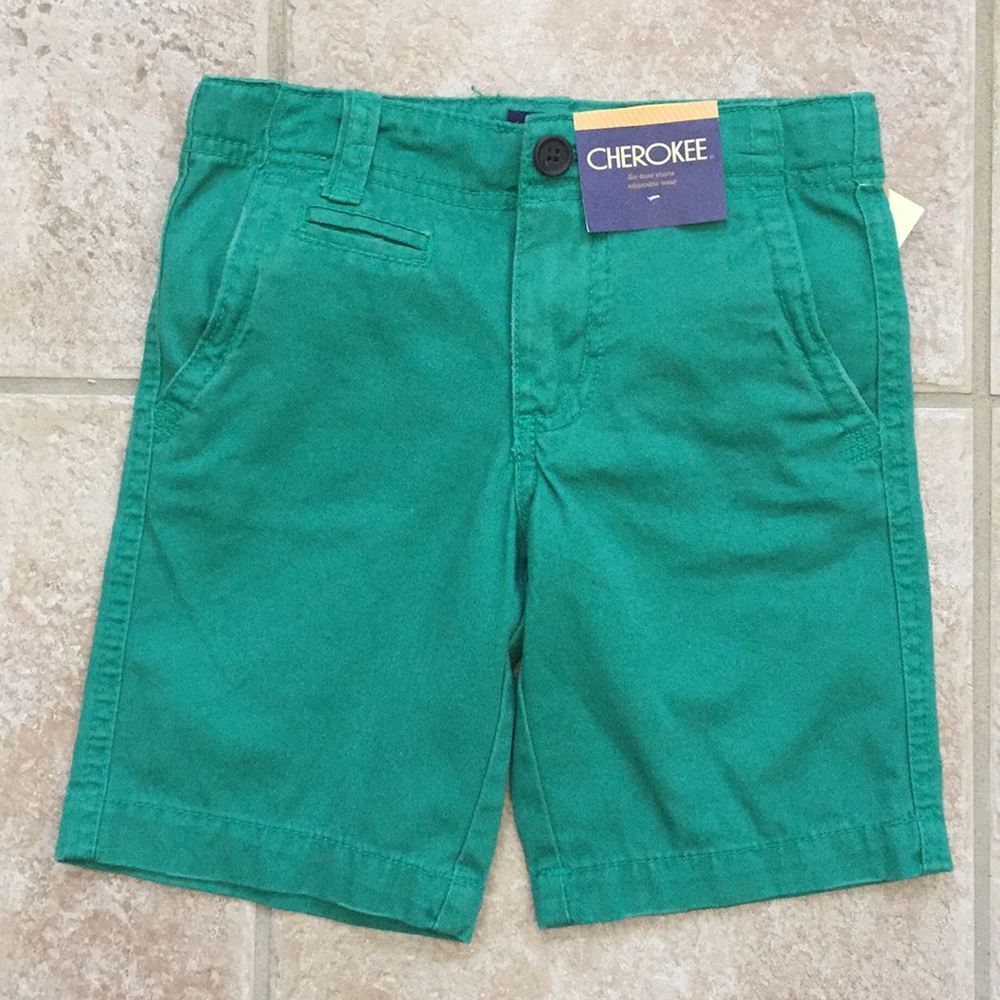 Cherokee Boys Classic Chino Flat Front Shorts